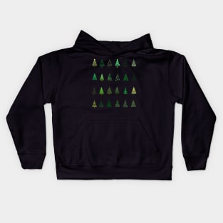 Christmas tree collection Kids Hoodie